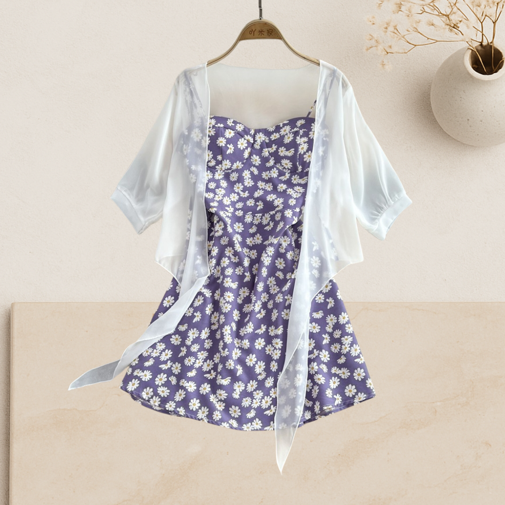 Daisy Bloom - Two Piece Dress Set