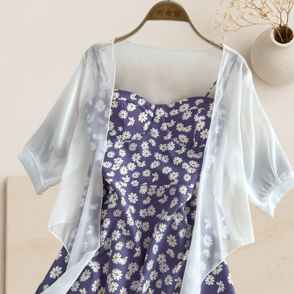 Daisy Bloom - Two Piece Dress Set