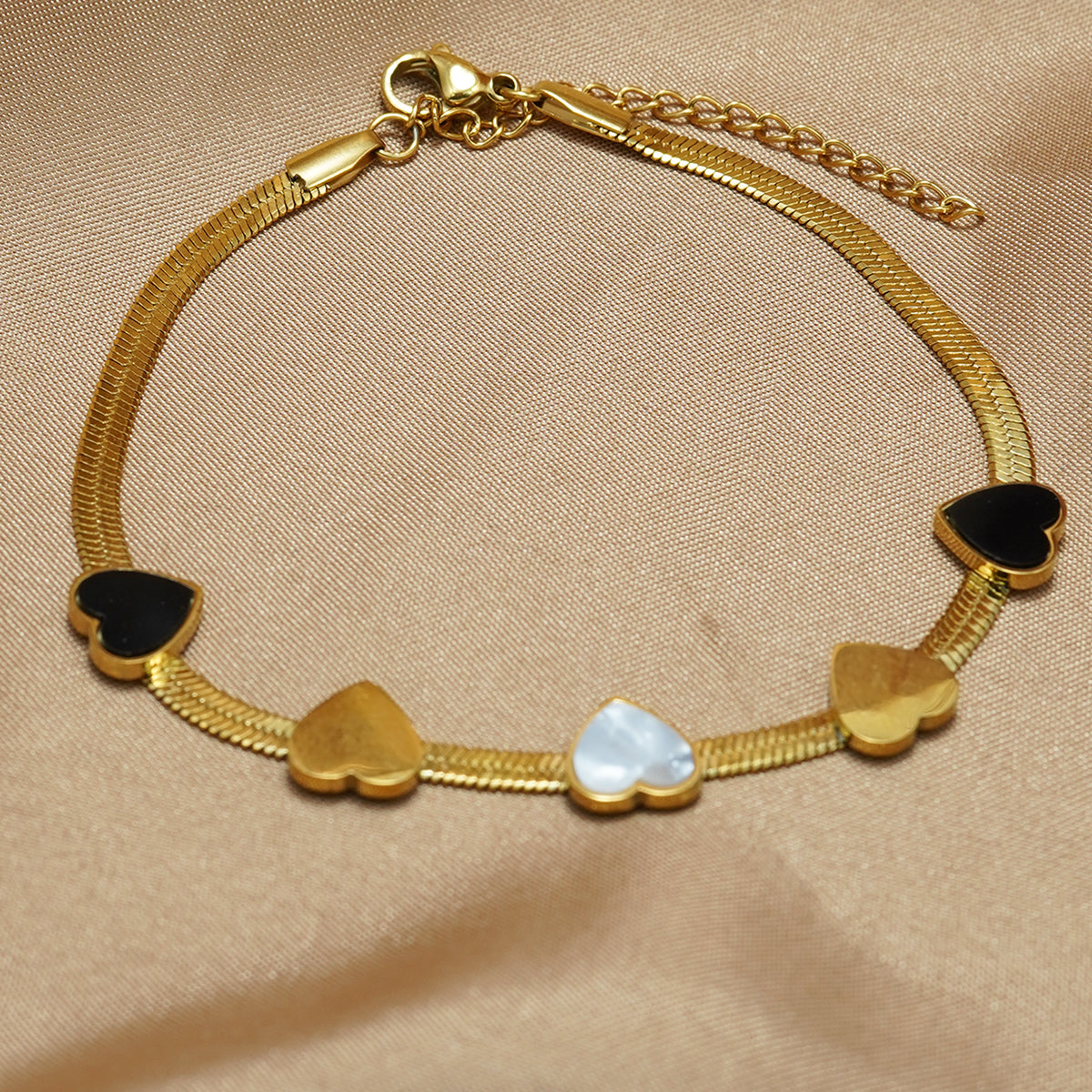 Midas Luxe – 18K Gold Plated Heart Jewelry Set