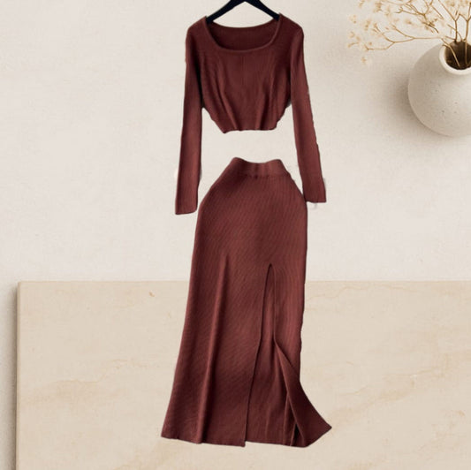 Aura – Ribbed Two-Piece Set